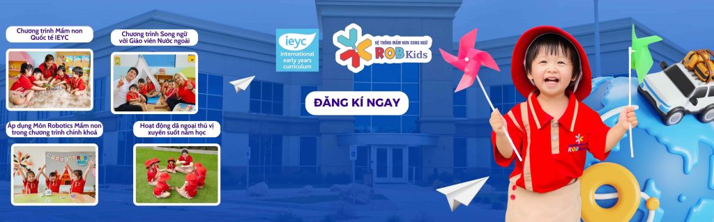 Banner chương trình học ROB Kids
